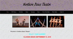 Desktop Screenshot of northerndancetheatre.com